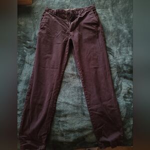 Brown Athletic Fit Chino Pants